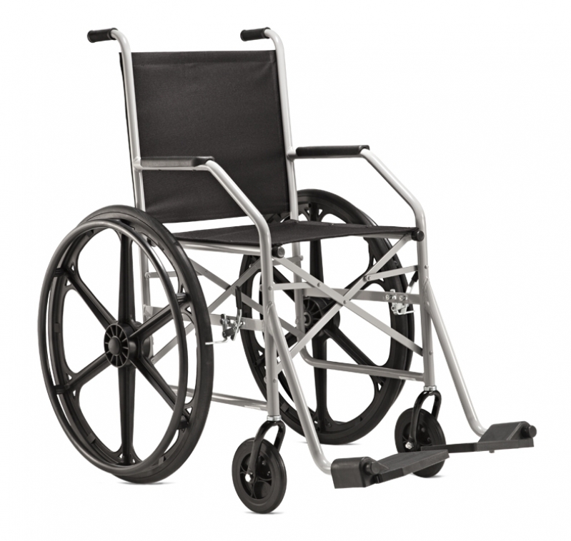 Cadeira de Rodas Manual Cristalina - Cadeira de Rodas Motorizada